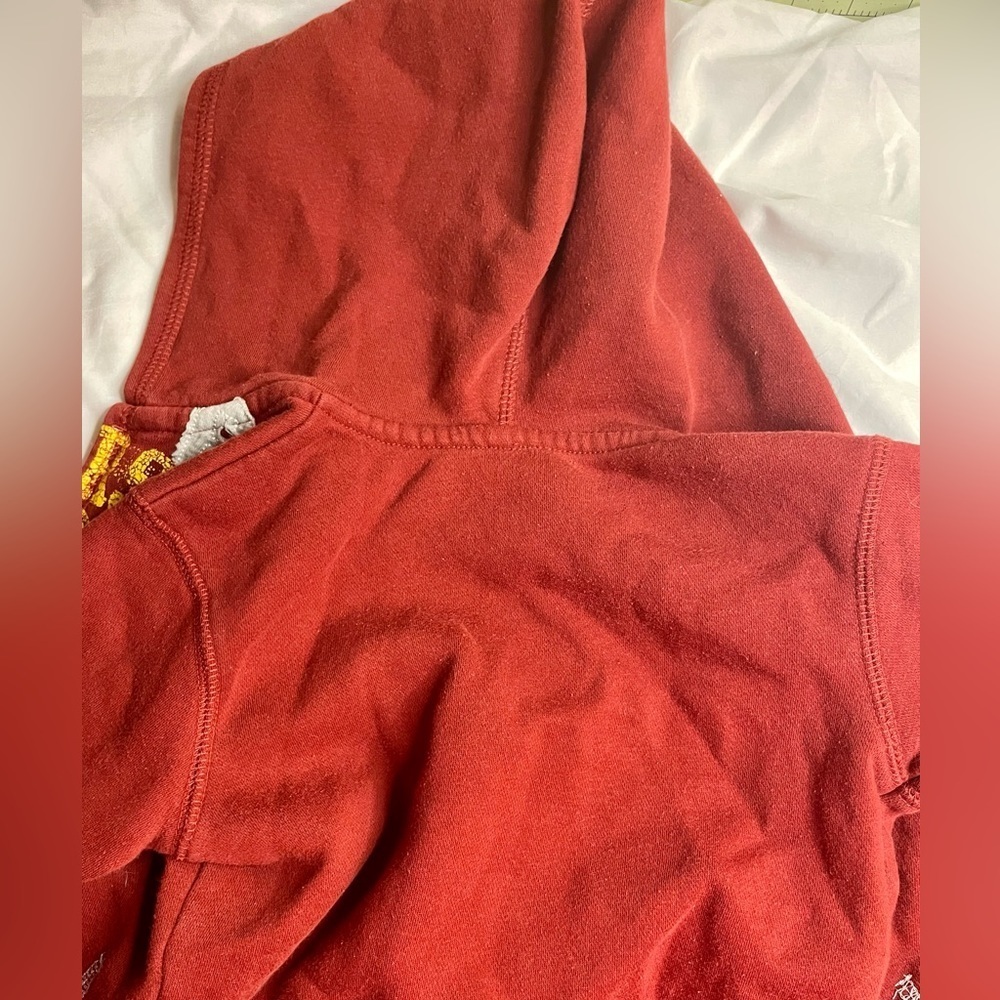 Arizona Jean Company 18 Month Red Sweatshirt cotton/polyester PRELOVED zip-up - Picture 6 of 6